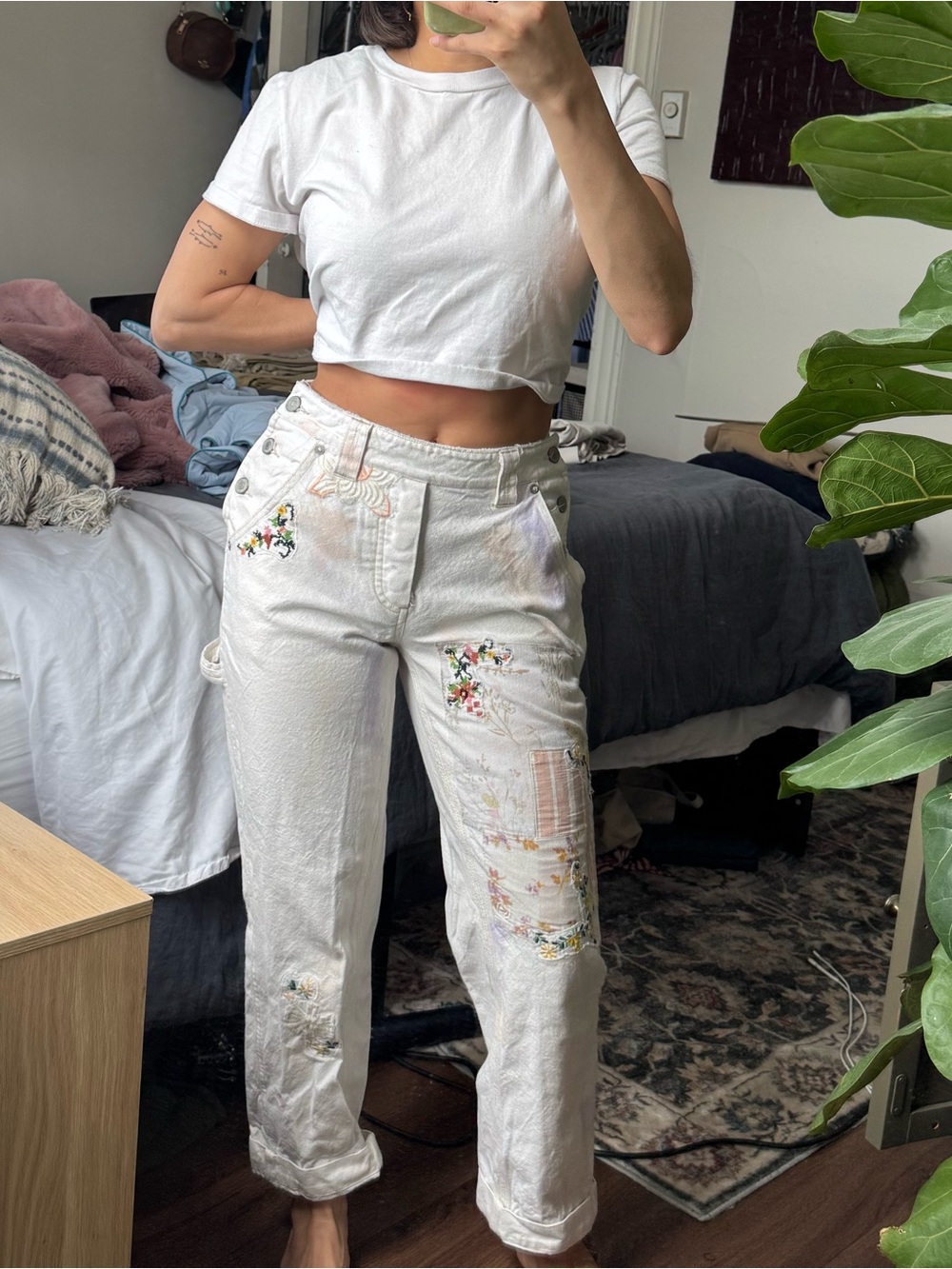 Free People patchwork jeans!